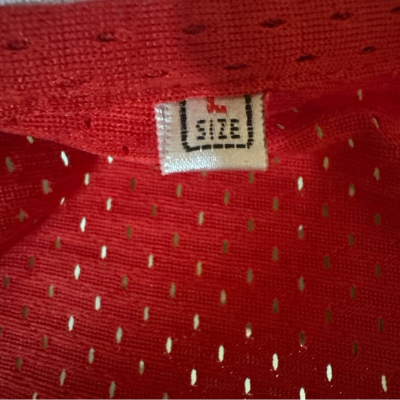 Tune Squad Men Jordan basketball Red Jersey Sz Large - Picture 5 of 5